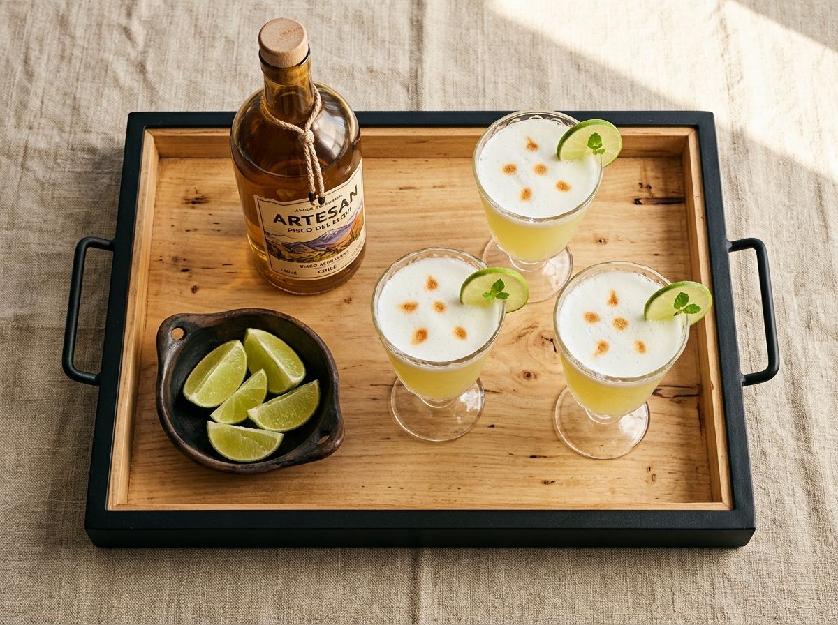Bandeja pisco sour